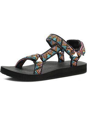 Muboliy Size 8.5 Sandals Adjustable Straps EVA Yoga Mat Insole Arch Support